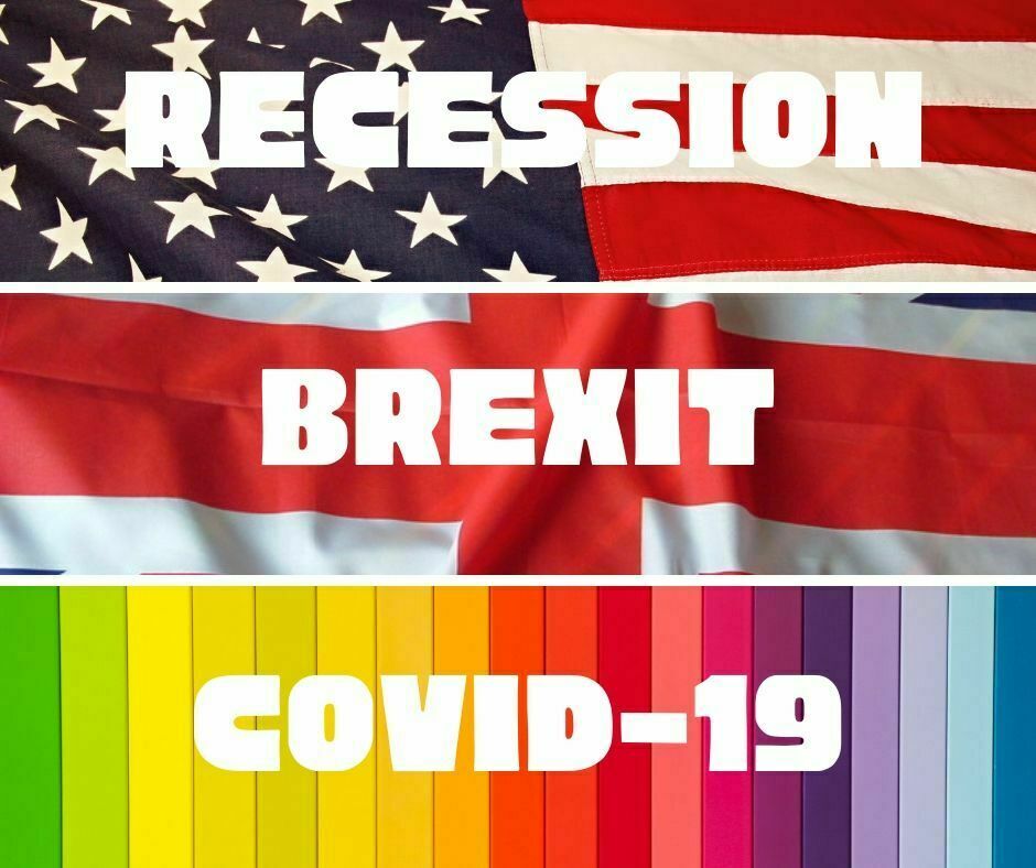 3 major challenges to business in the last 15 years. Global recession, Brexit and Covid-19