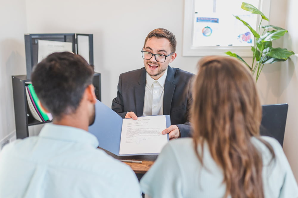 Business broker walks their client through the necessary documentation